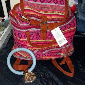 Nwt Mia. K and unbranded back pack 2fer